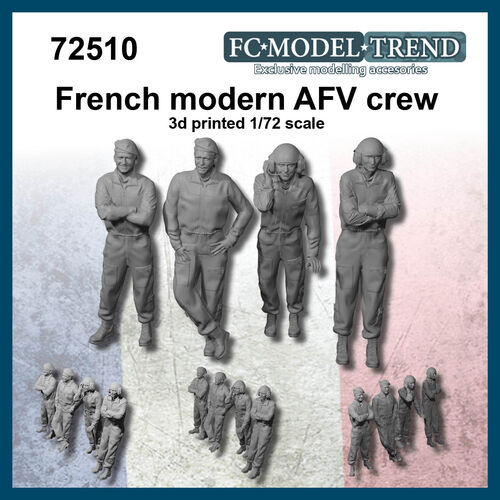 72510 Francia, tripulación AFV moderno. Escala 1/72.