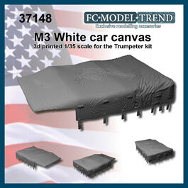 37148 Cubierta de lona para M3 White car. Escala 1/35.