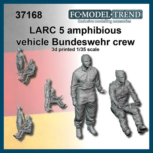 37168 Bundeswehr LARC V tripulación. Escala 1/35.