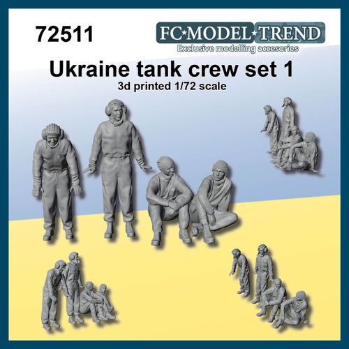 72511 Tripulación de AFV Ucrania set 1, escala 1/72.