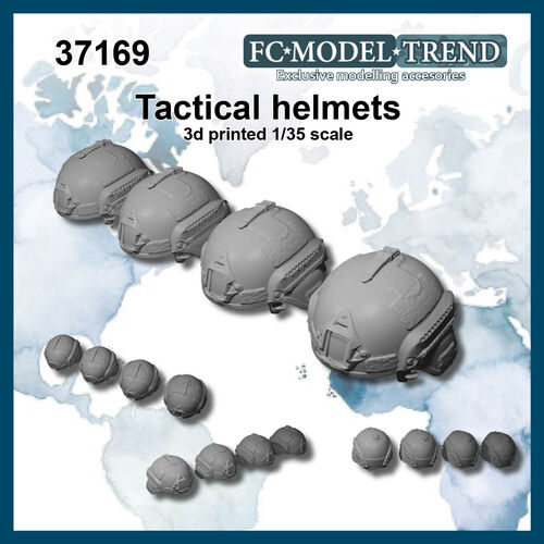 37169 Cascos tácticos, escala 1/35.