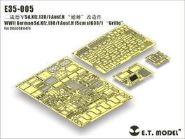 OET35005 WWII German Sd.Kfz.138/1 Ausf.H 15cm sIG33/1 Grille (For DRAGON 6470) (1:35)