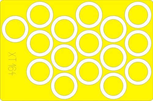 OXT164 M50A masks for wheels painting, 1/35 scale.