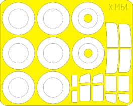 OXT151 M50A masks for Opel Blitz, 1/35 scale.