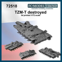 72518 TZM-T wreck, escala 1/72.