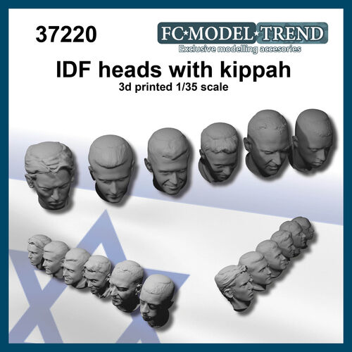 37220 Cabezas con kipá, escala 1/35.