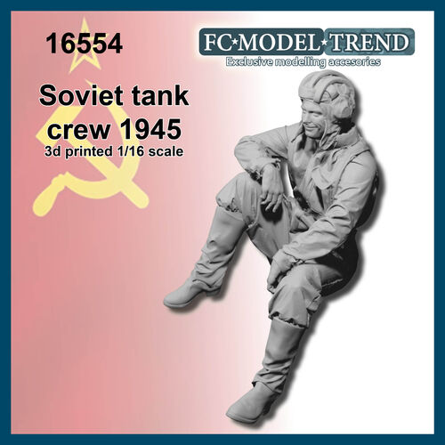 16554 Tripulante de tanque soviético 1945 escala 1/16.