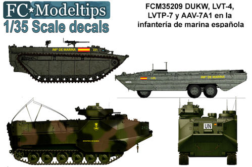 C35209 Calcas, Vehículos de desembarco de la marina española, escala 1/35