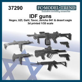 37290  Armas portátiles IDF, escala 1/35.
