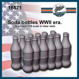 16571 Coca cola botellas WWII, escala 1/16.