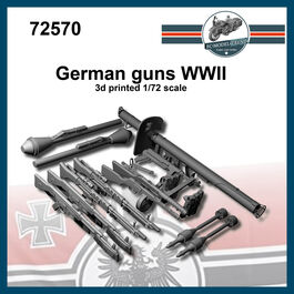 72570 Armas portátiles alemanas WWII, escala 1/72.