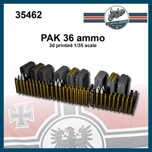 35462 Pak 36, munición de 37mm, escala 1/35.