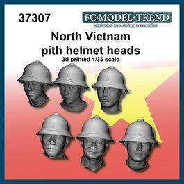 37307 Cabezas con casco Vietnam, escala 1/35.