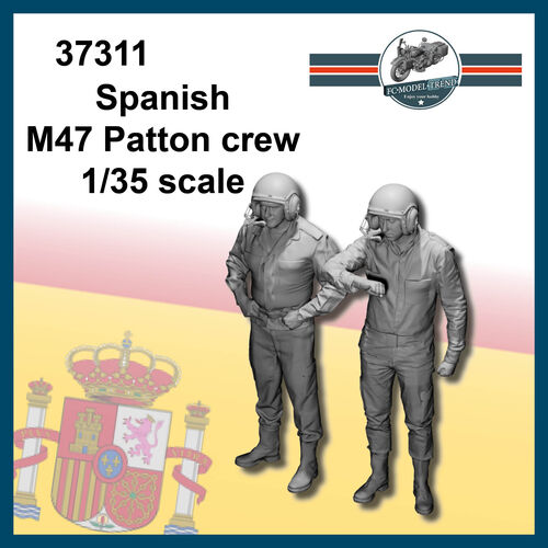 37311 Tripulantes de M47 Patton España. Escala 1/35.