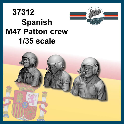 37312 Tripulantes de M47 Patton España. Escala 1/35.