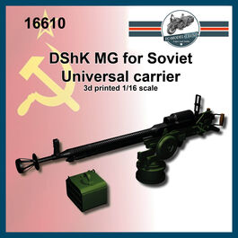 16610 DShK para Universal carrier soviético, escala 1/16.