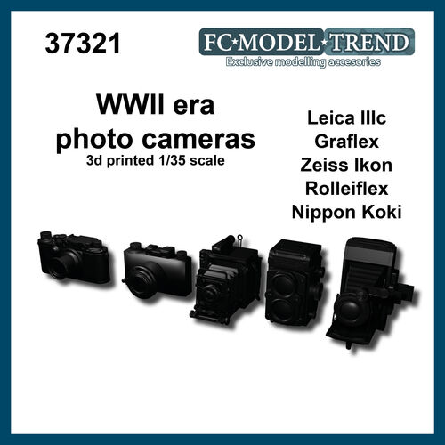 37321 Cámaras de fotos WWII, escala 1/35.