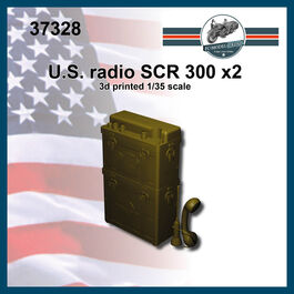 37328 US SCR 300 radio, escala 1/35.