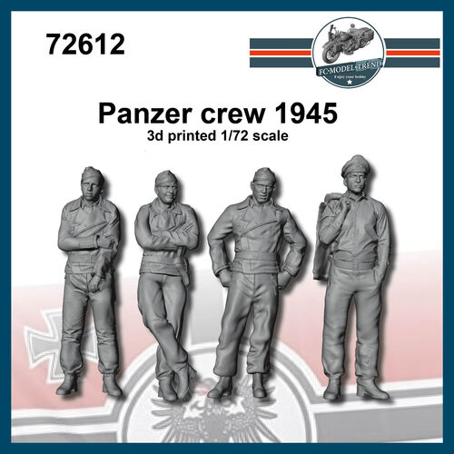 72612 Tripulación panzer 1945. Escala 1/72.