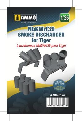 AMMO8124 Lanzahumos NbKWrf39 tiger, escala 1/35
