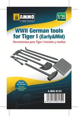 mig8134 Herramientas Tiger, escala 1/35