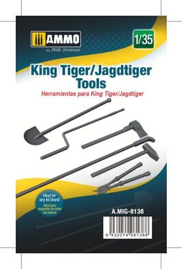 mig8138 Herramientas King tiger/Jagdtiger, escala 1/35