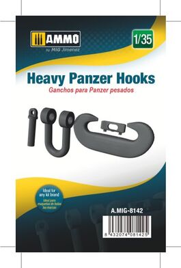 mig8142 Ganchos panzer pesados, escala 1/35