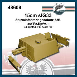 48609 15cm Sig33 Sturminfanteriegschutz, escala 1/48.