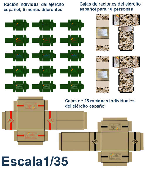35403 Set de pintura ejército español