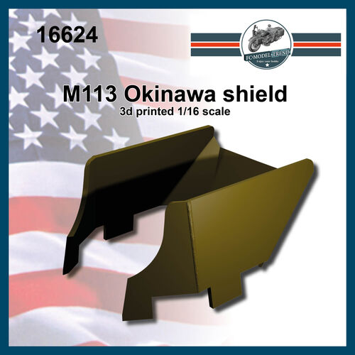 16624 Escudo Okinawa para M113, escala 1/16.