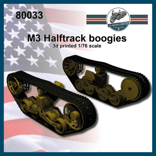 80033 M3 semioruga boogies, escala 1/76.