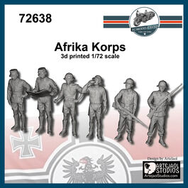72638 Afrika Korps, escala 1/72.