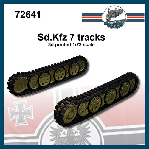 72641 SdKfz 7 cadenas, escala 1/72.