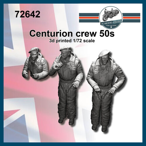 72642 Tripulación Centurion años 50, escala 1/72.