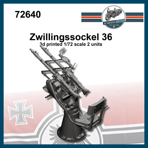 72640 Zwillingssockel 36, escala 1/72.
