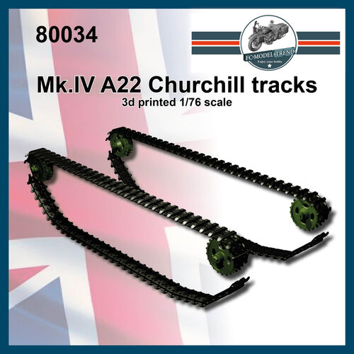 80034 Churchill cadenas, escala 1/76.