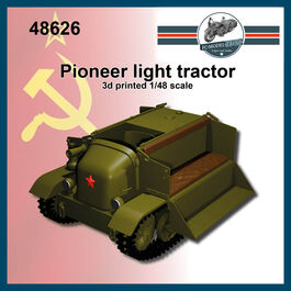 48626 Tractor ligero Pioneer URSS, escala 1/48.