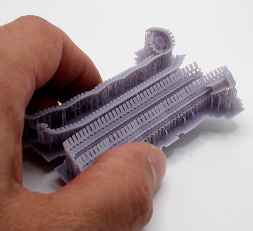 72582 Panzer IV cadenas de invierno, ostketten, escala 1/72.