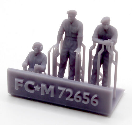 72656 Tripulación Chieftain, escala 1/72.