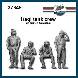 37345 Tripulación de tanque Irak, escala 1/35.