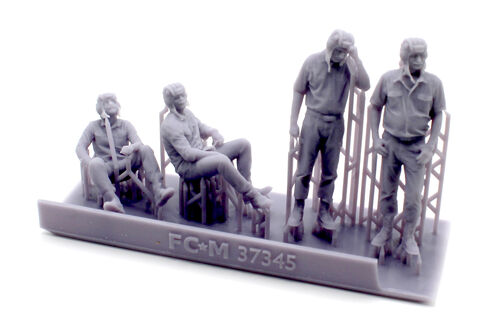 37345 Tripulación de tanque Irak, escala 1/35.