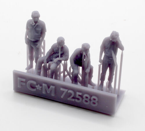 72588 Tripulación de tanque Irak, escala 1/72.