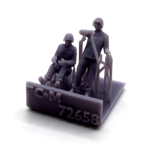 72658 Tripulación M113 años 80, escala 1/72.