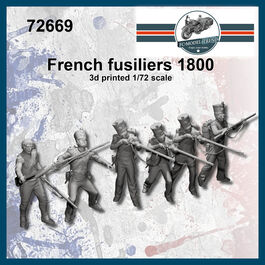 72669 Fusileros franceses siglo XIX, escala 1/72.