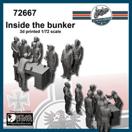 72667 "El bunker" escena de figuras escala 1/72