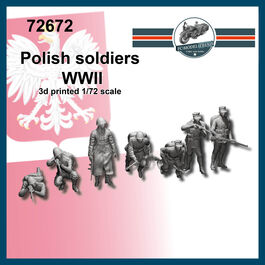 72672 Soldados polacos WWII, escala 1/72.