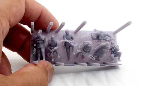 72672 Soldados polacos WWII, escala 1/72.