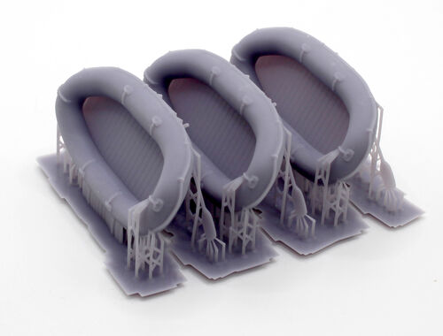 72677 Botes de goma alemanes WWII, escala 1/72.