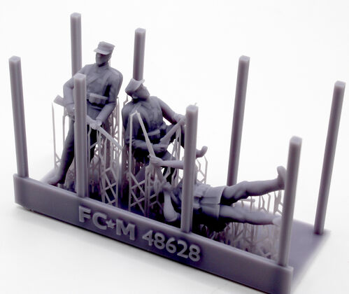 48628 Soldados polacos WWII, escala 1/48