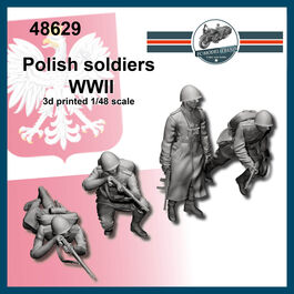 48629 Soldados polacos WWII, escala 1/48